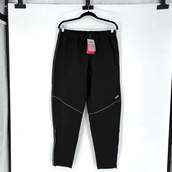 NWT Women's Swix Oslo Black Ankle Zip Ski Pants - XL - Outdoor - Picture 1 of 10